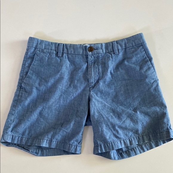 Banana Republic Pants - Banana Republic Blue Flat Front Shorts